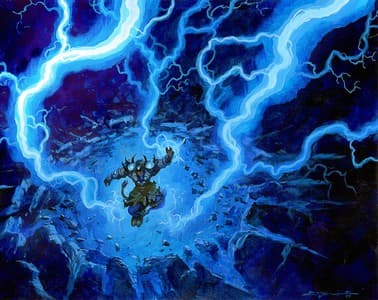 Lightning storm